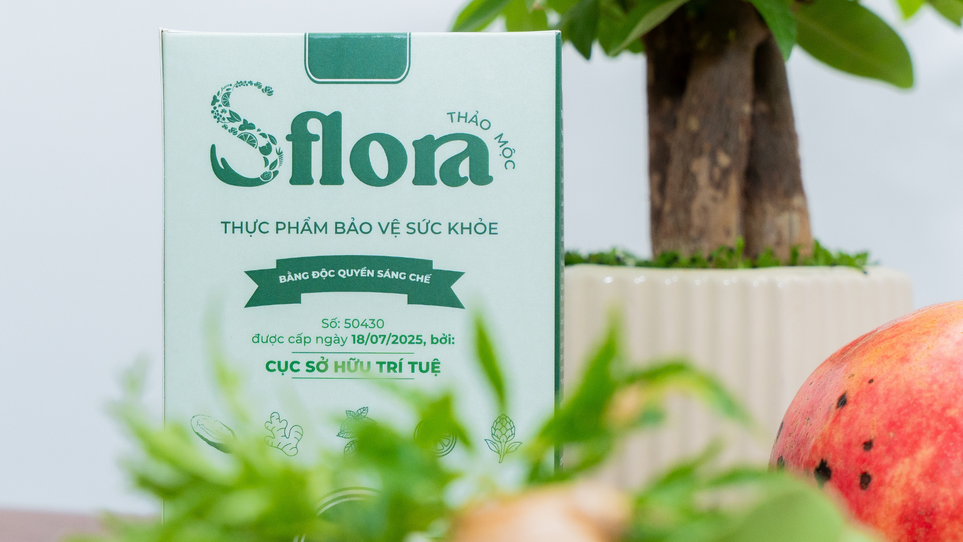 Nước kiềm thảo mộc Sflora view 2